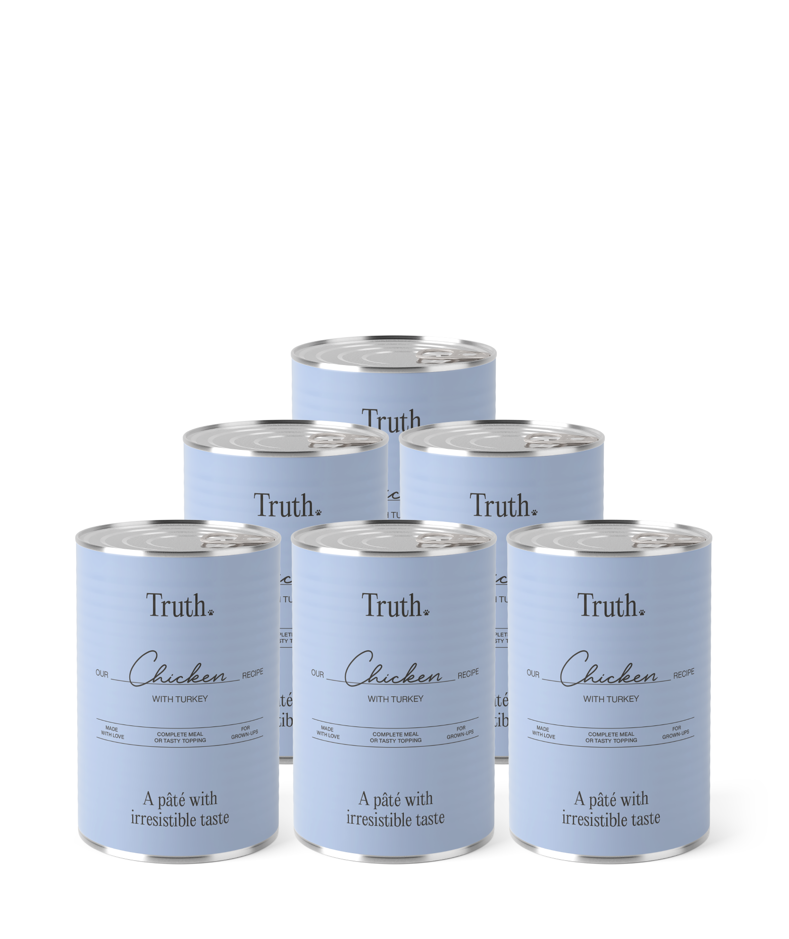 TRUTH PETS CHICKEN & TURKEY PÂTÉ, 400G x 6