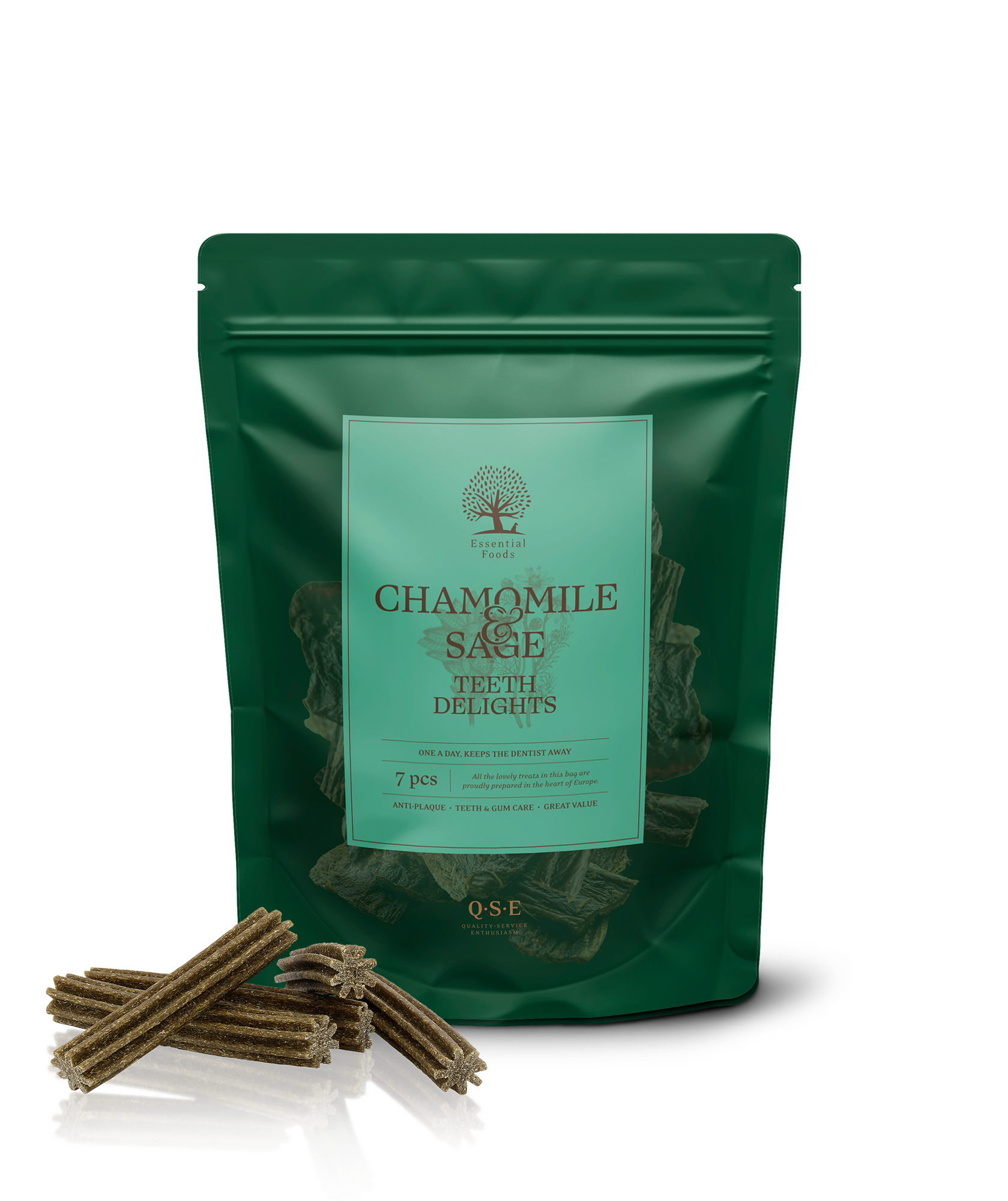CHAMOMILE & SAGE TEETH DELIGHTS, BOX