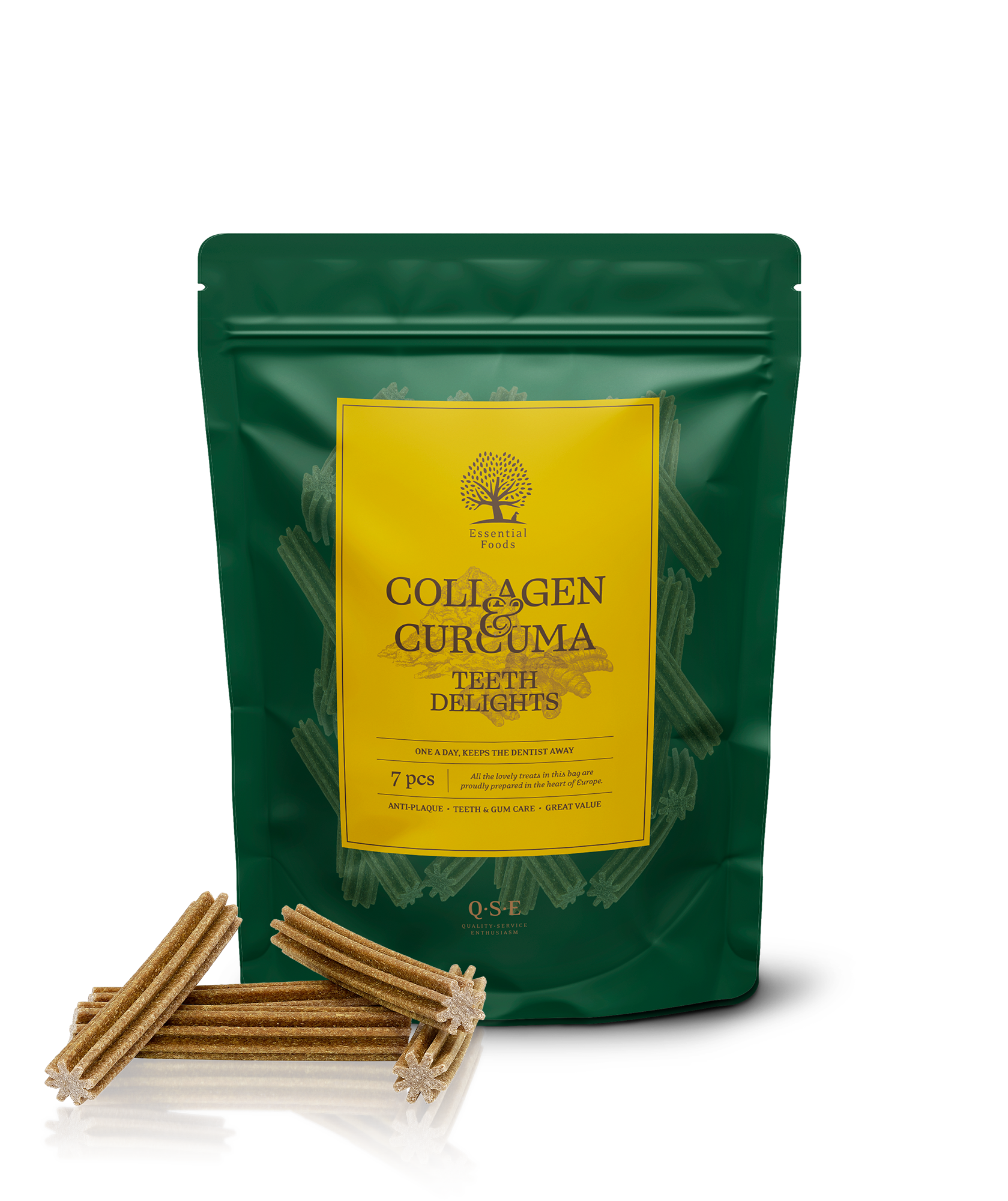 COLLAGEN & CURCUMA TEETH DELIGHTS, BOX