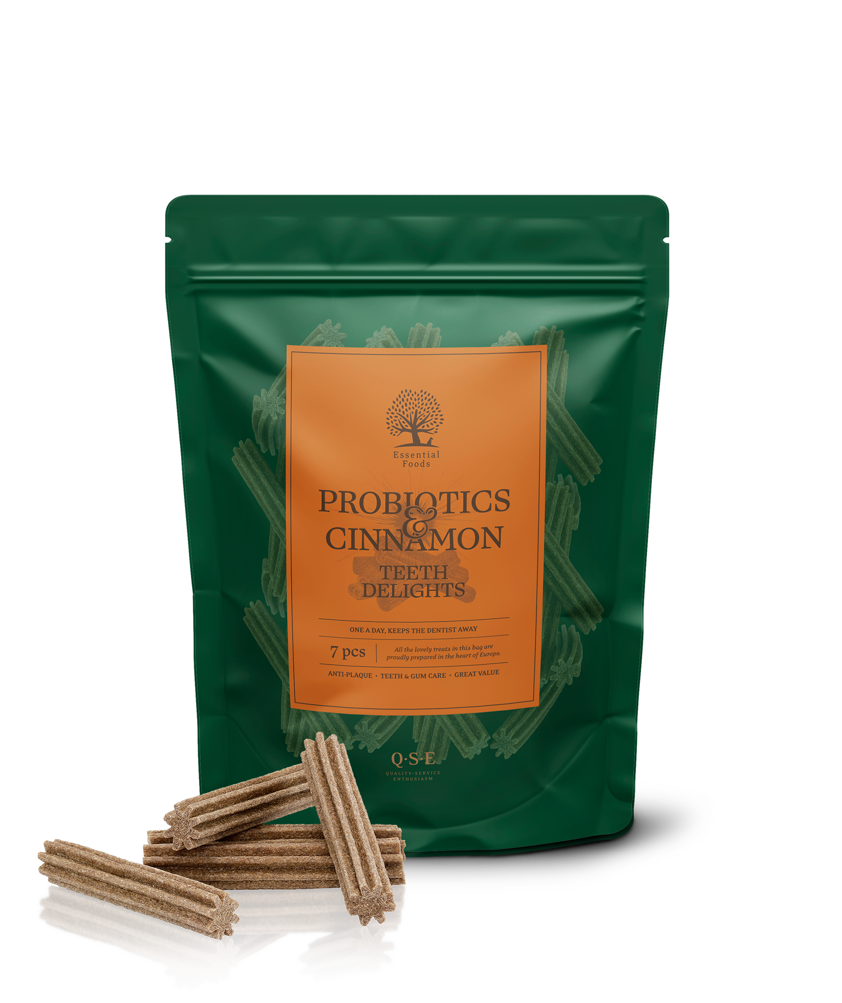 PROBIOTICS & CINNAMON TEETH DELIGHTS, BOX